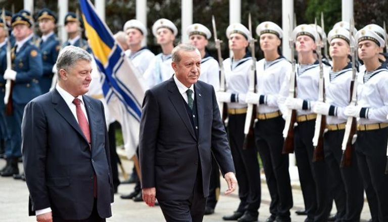 رجب طيب أردوغان والرئيس الأوكراني
