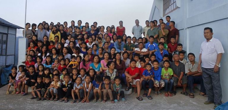 الهندي صاحب أكبر عائلة في العالم