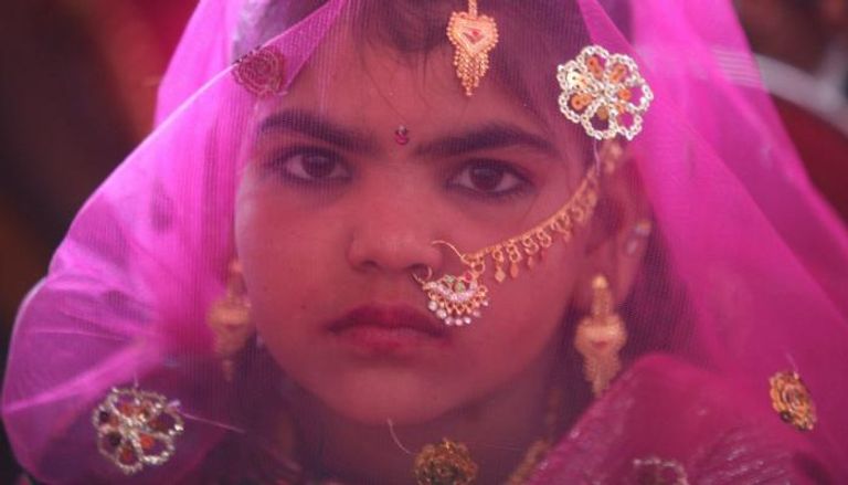 الهند لديها ما يقرب من 12 مليون طفل متزوجون دون سن العاشرة