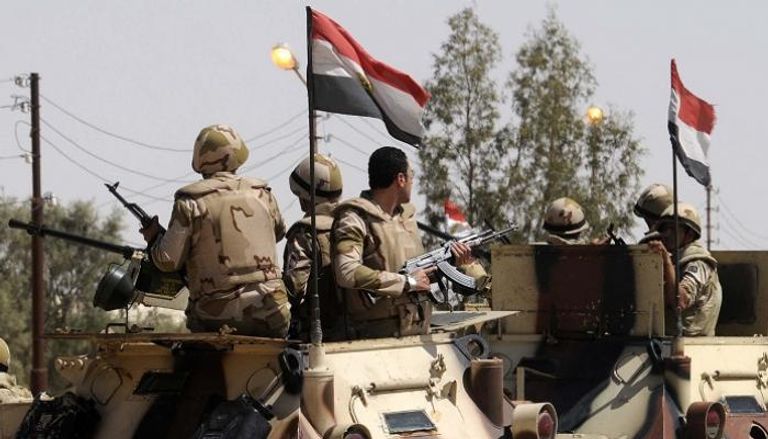 قوات من الجيش المصري بسيناء (أرشيفية)