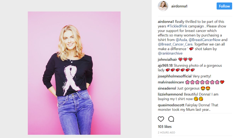 نجمات يتضامن مع مريضات سرطان الثدي على طريقتهن