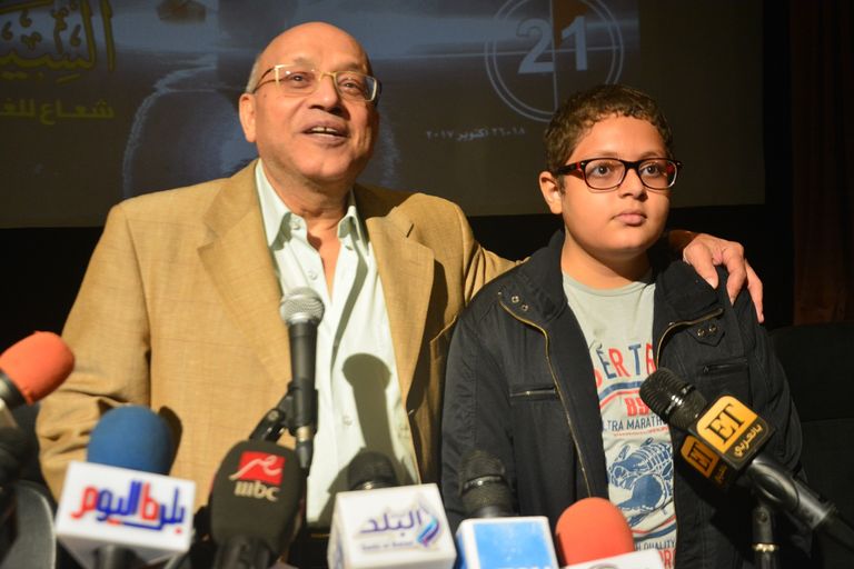 سمير سيف خلال المؤتمر الصحفي