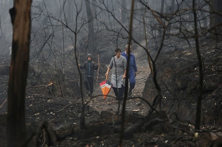 الحرائق دمرت العديد من المنازل في البرتغال- رويترز