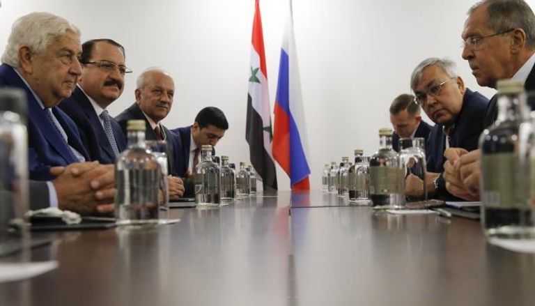 اجتماع لوزيري خارجية روسيا وسوريا حول الحرب الدائرة (رويترز)