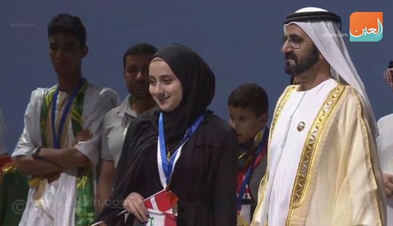 الفلسطينية عفاف شريف بطلة تحدي القراءة العربي بدبي