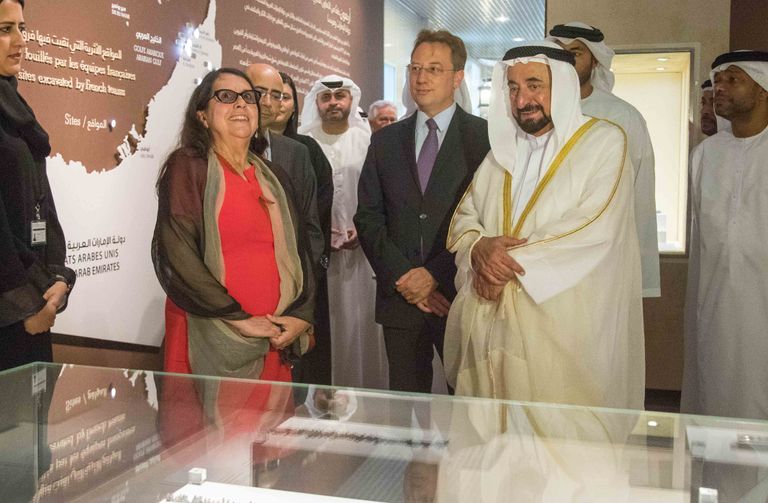 حاكم الشارقة في افتتاح المعرض