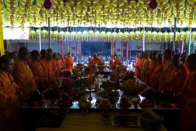 مهرجان النباتيين في تايلاند