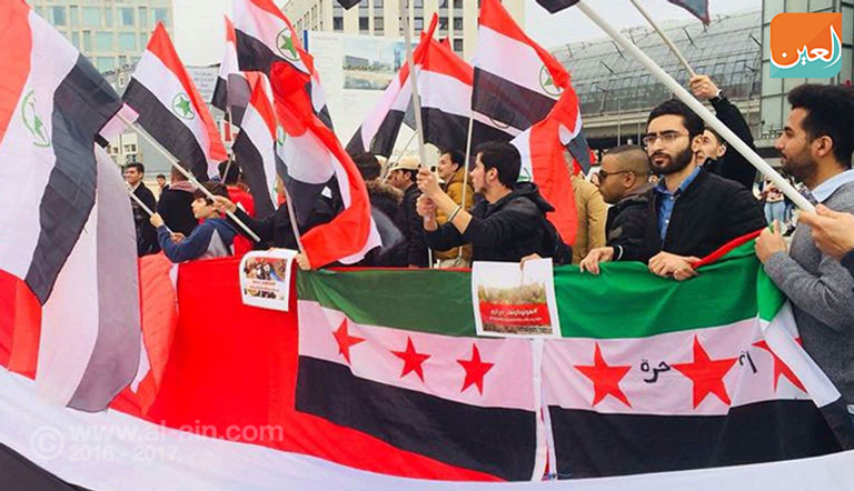 مظاهرات الأكراد والأحواز ضد إيران بألمانيا