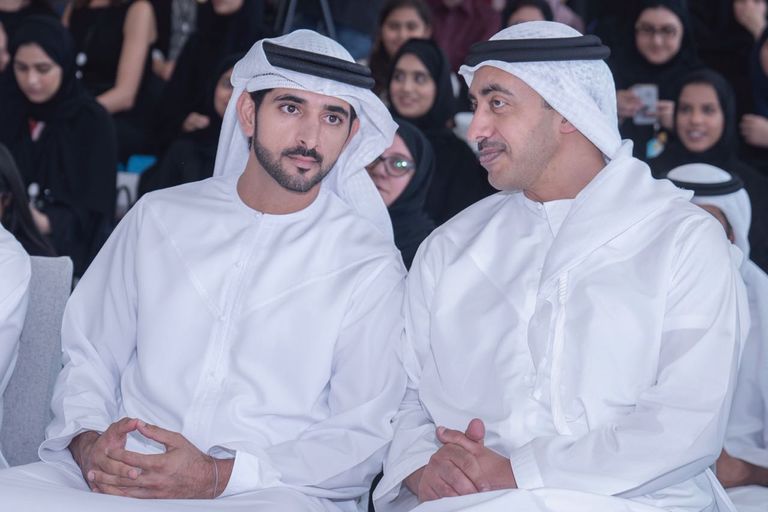 الجولة التفقدية للشيخ حمدان بن محمد والشيخ عبدالله بن زايد