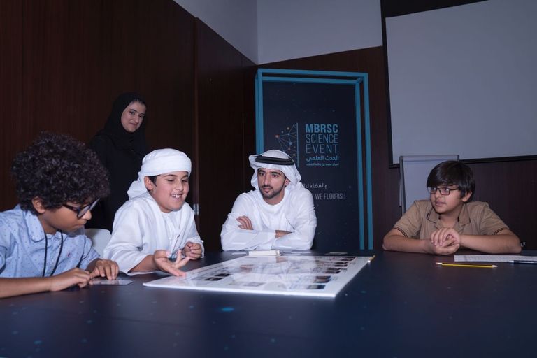 الجولة التفقدية للشيخ حمدان بن محمد والشيخ عبدالله بن زايد