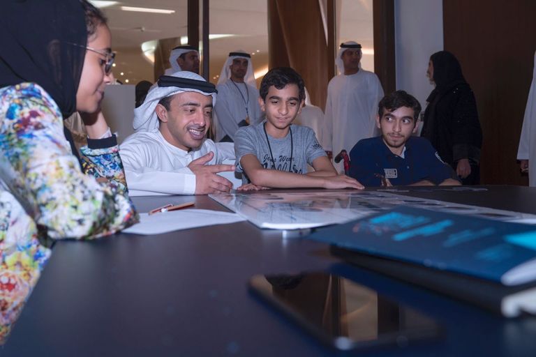 الجولة التفقدية للشيخ حمدان بن محمد والشيخ عبدالله بن زايد