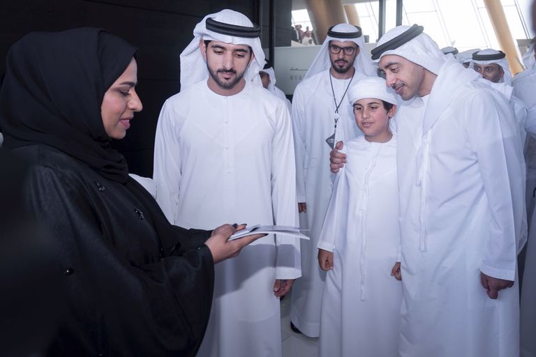 الجولة التفقدية للشيخ حمدان بن محمد والشيخ عبدالله بن زايد