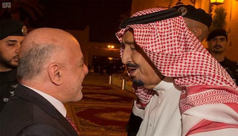 خادم الحرمين الشريفين يستقبل رئيس وزراء العراق