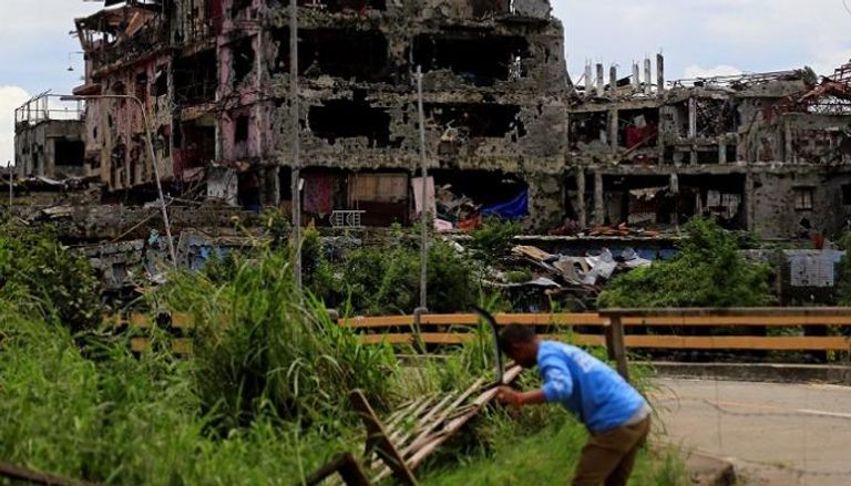 ماراوي الفلبينية أصبحت مدينة أشباح بسبب المعارك ضد الإرهابيين - رويترز
