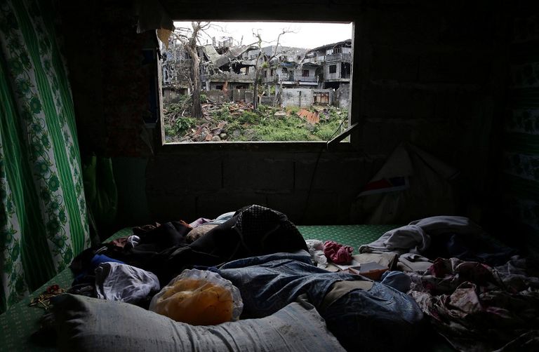 ماراوي الفلبينية أصبحت مدينة أشباح بسبب المعارك ضد الإرهابيين - رويترز