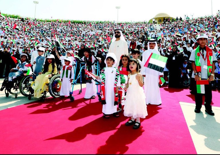 صورة نشرها الشيخ محمد بن راشد آل مكتوم على "تويتر"