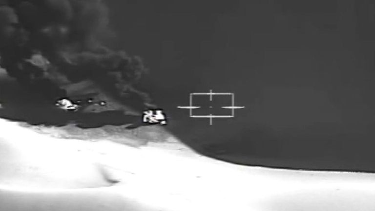 صورة نشرتها وزارة الدفاع المصرية