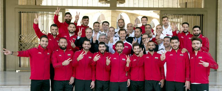 الأسد ولاعبي سوريا