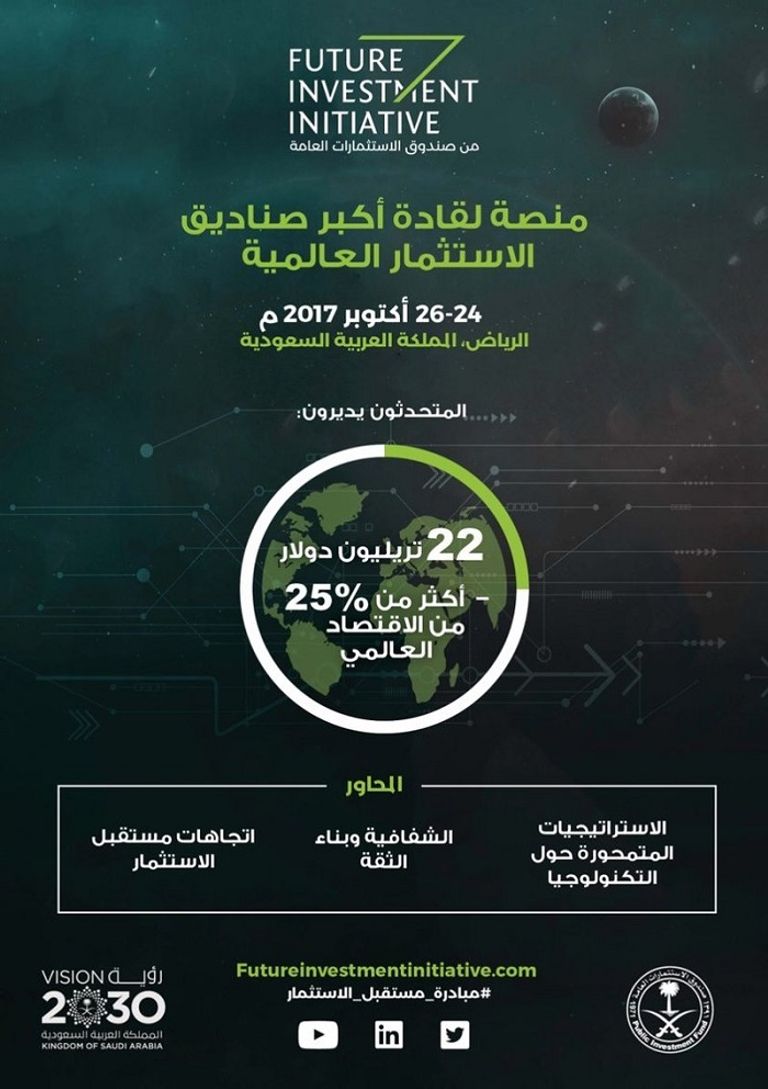 مشاركون في ملتقى مبادرة مستقبل الاستثمار- رويترز