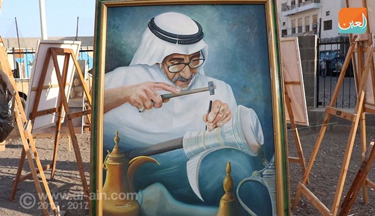 جانب من الأعمال الفنية بالمعرض