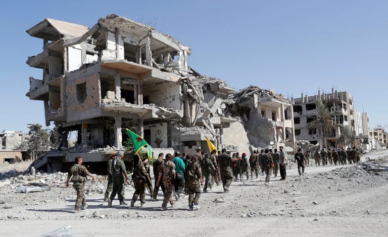 مدينة الرقة بعد التحرير 