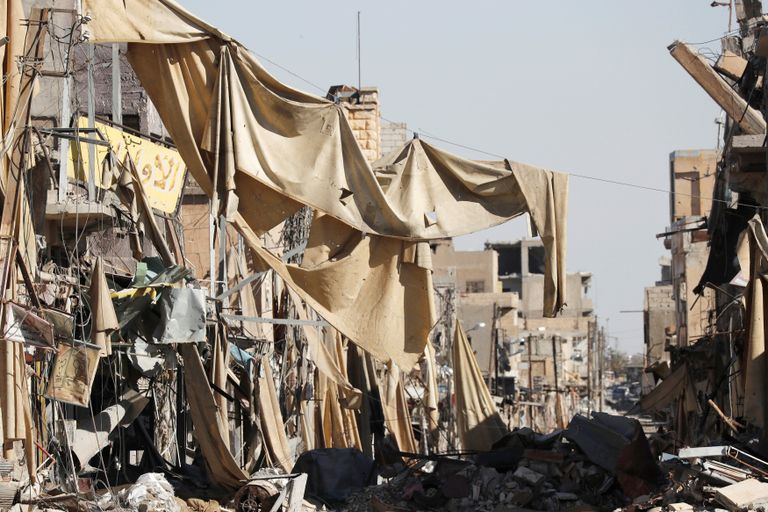 مدينة الرقة بعد التحرير 