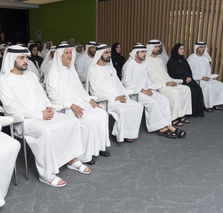 الشيخ محمد بن راشد آل مكتوم لدى إطلاق المبادرة