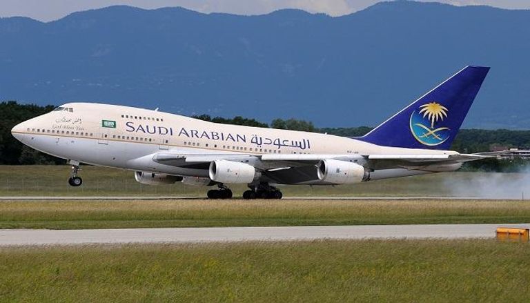 طائرة تابعة للخطوط الجوية العربية السعودية