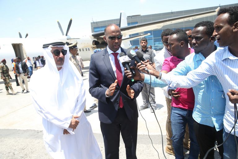 وصول طائرة مساعدات إماراتية طبية إلى الصومال