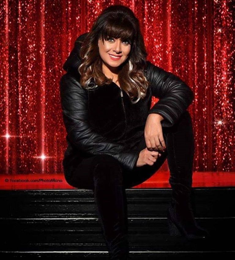 نشوى مصطفى في جلسة تصوير جديدة