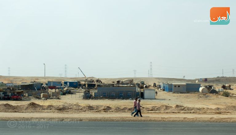 أحد المشروعات داخل العاصمة الإدراية