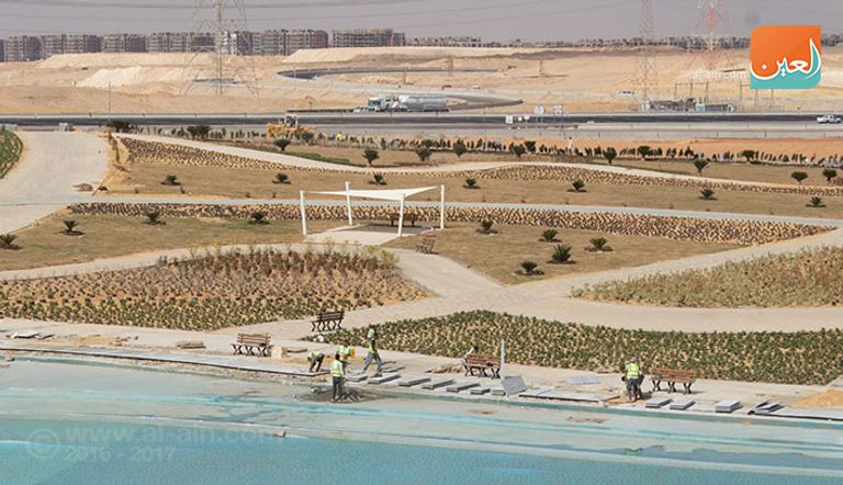 أحد المشروعات داخل العاصمة الإدراية