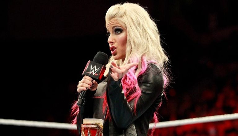 ميكي جيمس بعد اعتدائها على أليكسا بليس