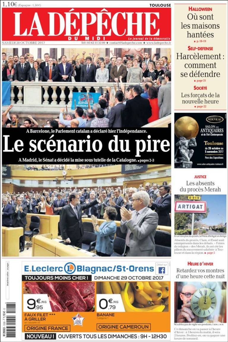 الصحف الإسبانية توحدت في الموقف ضد حكومة كتالونيا