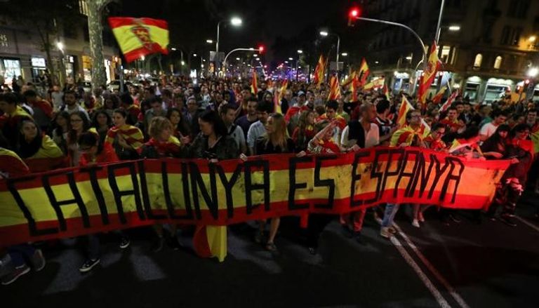 مظاهرات في مدريد رفضا للانفصال - أ. ف. ب