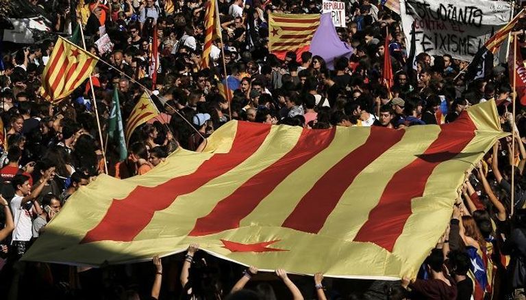مظاهرات في إقليم كتالونيا- أرشيفية