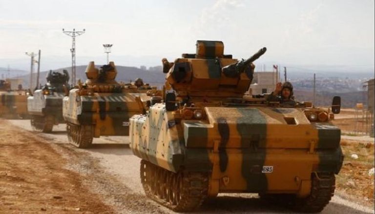 آليات تركية على الحدود مع سوريا - أرشيفية