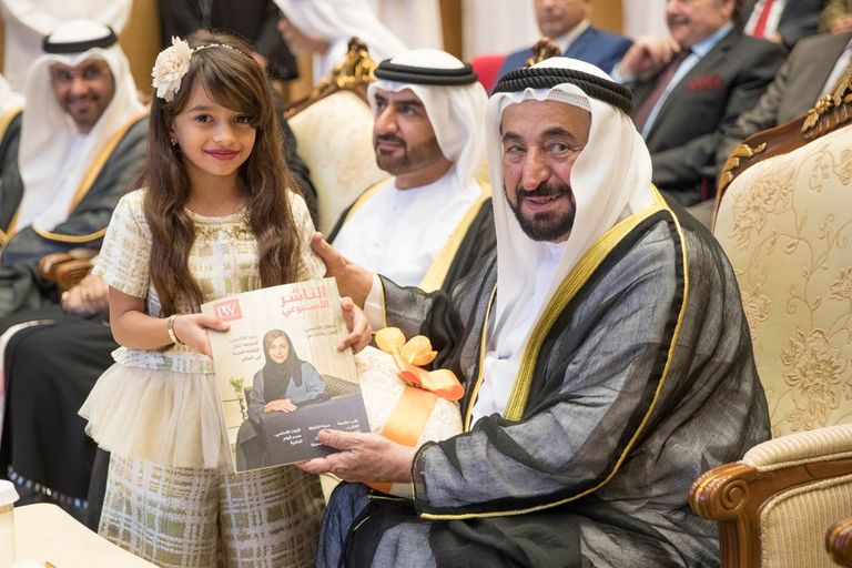 الشيخ الدكتور سلطان القاسمي يفتتح مدينة الشارقة للنشر