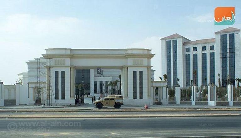 أحد مباني العاصمة الإدارية الجديدة في مصر
