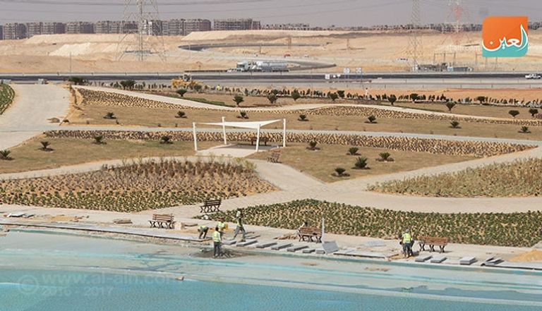 أحد مباني العاصمة الإدارية الجديدة في مصر