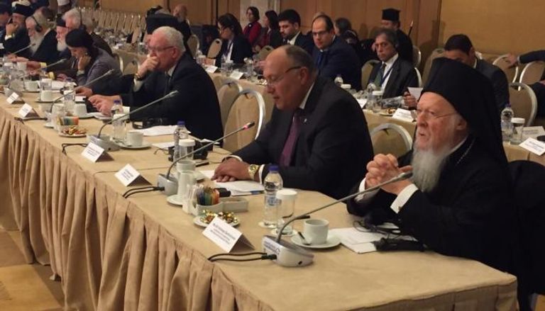 وزير الخارجية المصري يشارك بجلسات المؤتمر