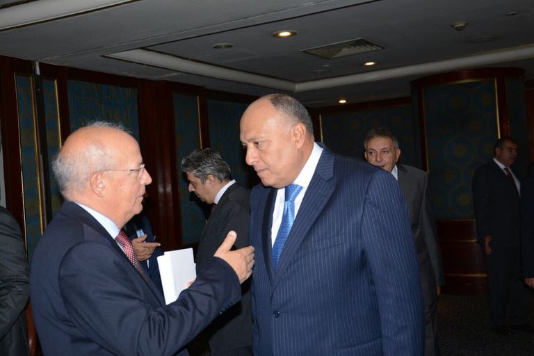 وزير الخارجية المصري يشارك بجلسات المؤتمر