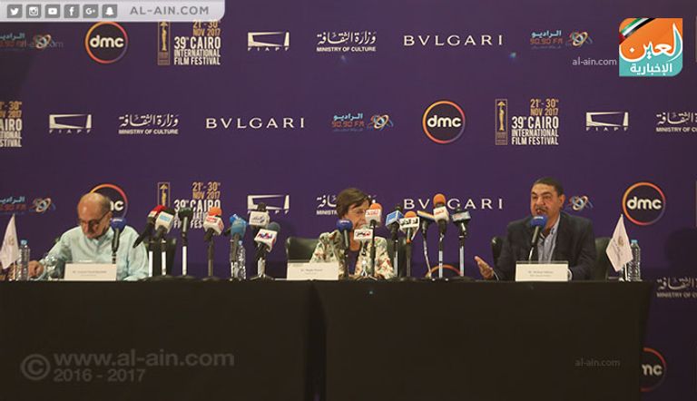 المؤتمر الصحفي لمهرجان القاهرة السينمائي الدولي