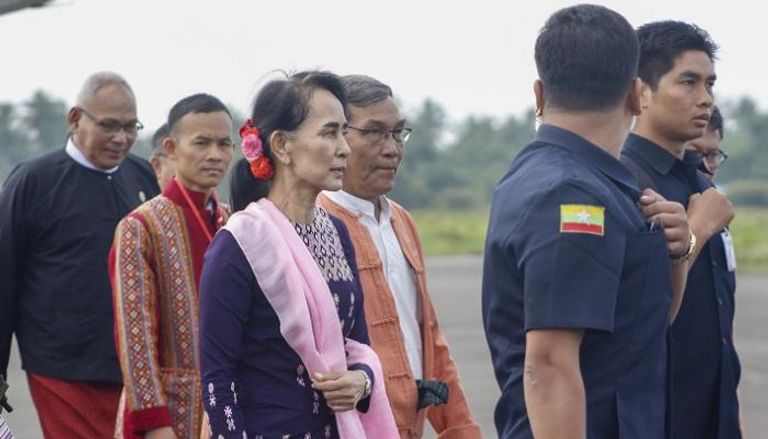 زعيمة ميانمار أونج سان سو كي 