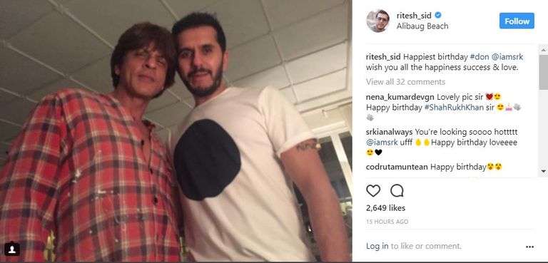 بالصور.. نجوم بوليوود في عيد ميلاد شاروخان