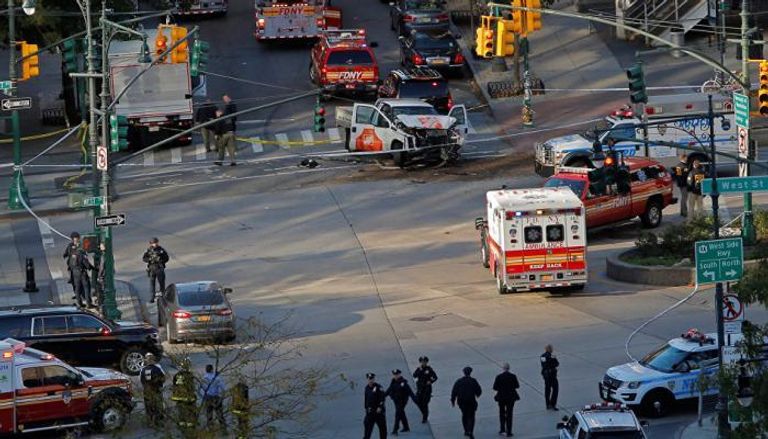 مشهد من هجوم مانهاتن الإرهابي