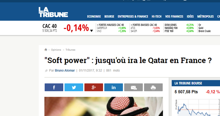 وسائل إعلام فرنسية تكشف تورط الدوحة في صفقات قذرة