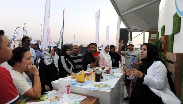 جناح هيئة الصحة بدبي في "تحدي دبي للياقة"