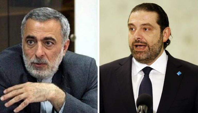 سعد الحريري و مستشار وزير الخارجية الإيراني 