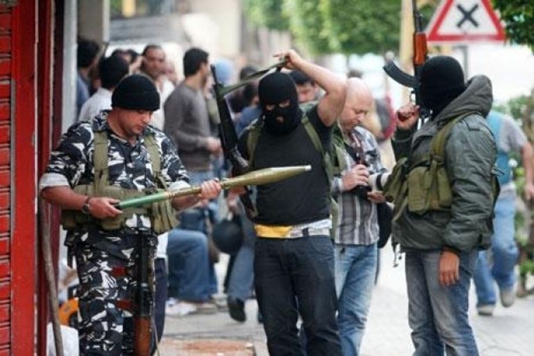 جانب من اشتباكات 7 أيار 2008